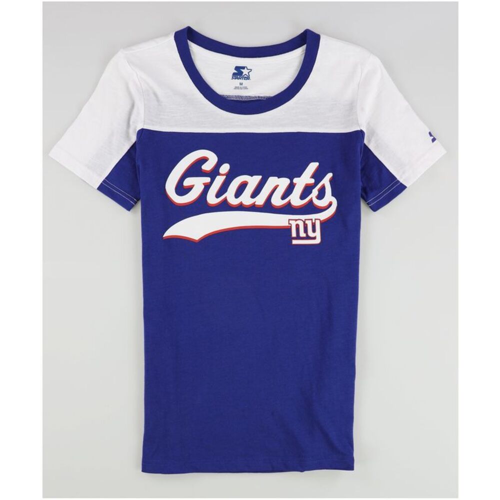 STARTER Womens New York Giants Graphic T-Shirt, NWT